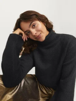 JJXX Pullover & Sweatshirts*JXROSANNA ROLL NECK KNIT Black