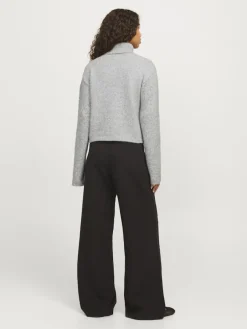 JJXX Pullover & Sweatshirts*JXROSANNA ROLL NECK KNIT Light Grey Melange