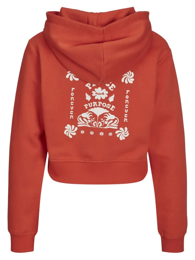 JJXX Pullover & Sweatshirts*JXROWAN RLX LS SHORT HOOD SWT poinciana