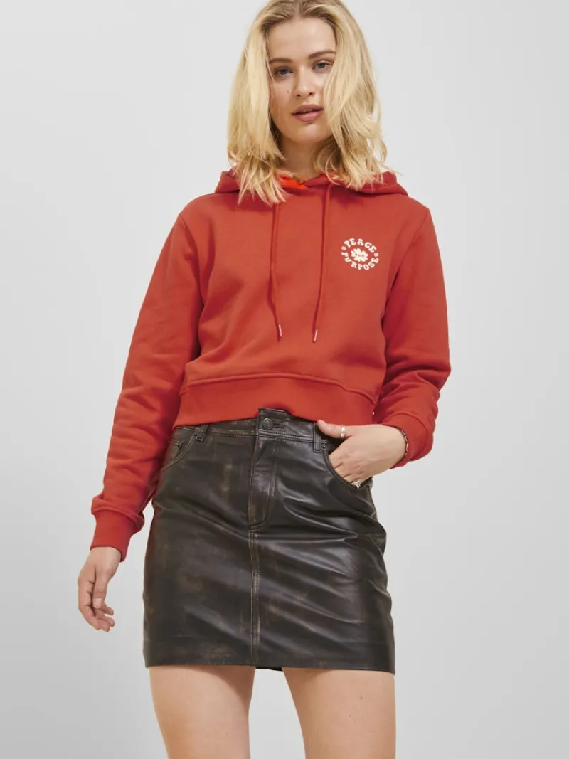 JJXX Pullover & Sweatshirts*JXROWAN RLX LS SHORT HOOD SWT poinciana