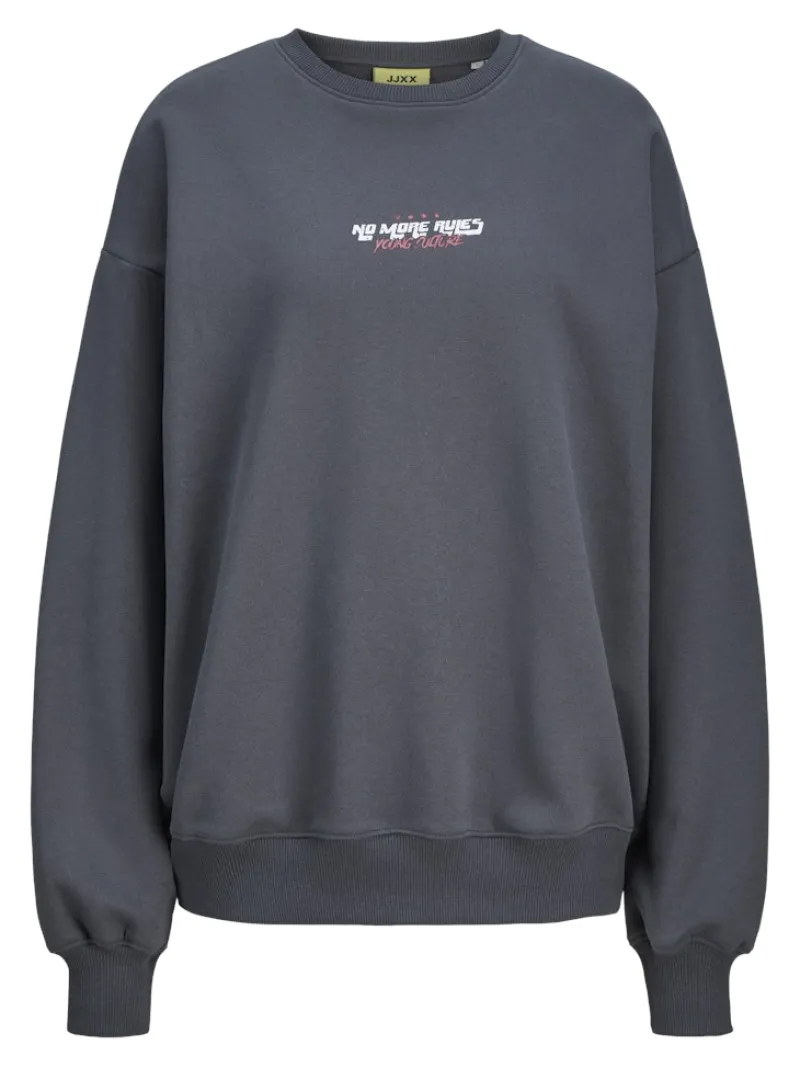 JJXX Pullover & Sweatshirts*JXSANDRA RLX LS CREW SWT Asphalt