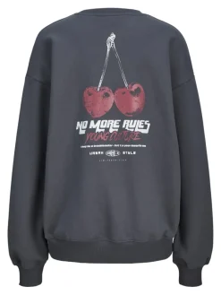 JJXX Pullover & Sweatshirts*JXSANDRA RLX LS CREW SWT Asphalt