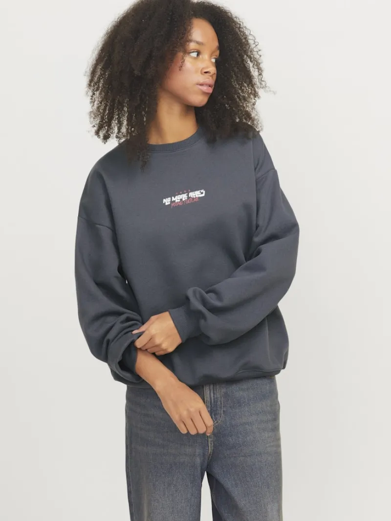 JJXX Pullover & Sweatshirts*JXSANDRA RLX LS CREW SWT Asphalt