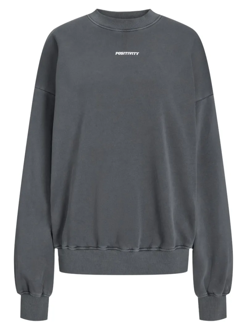 JJXX Pullover & Sweatshirts*JXSANDRA RLX LS WASH CREW SWT Black