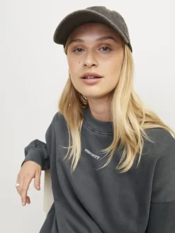 JJXX Pullover & Sweatshirts*JXSANDRA RLX LS WASH CREW SWT Black