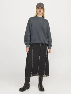 JJXX Pullover & Sweatshirts*JXSANDRA RLX LS WASH CREW SWT Black