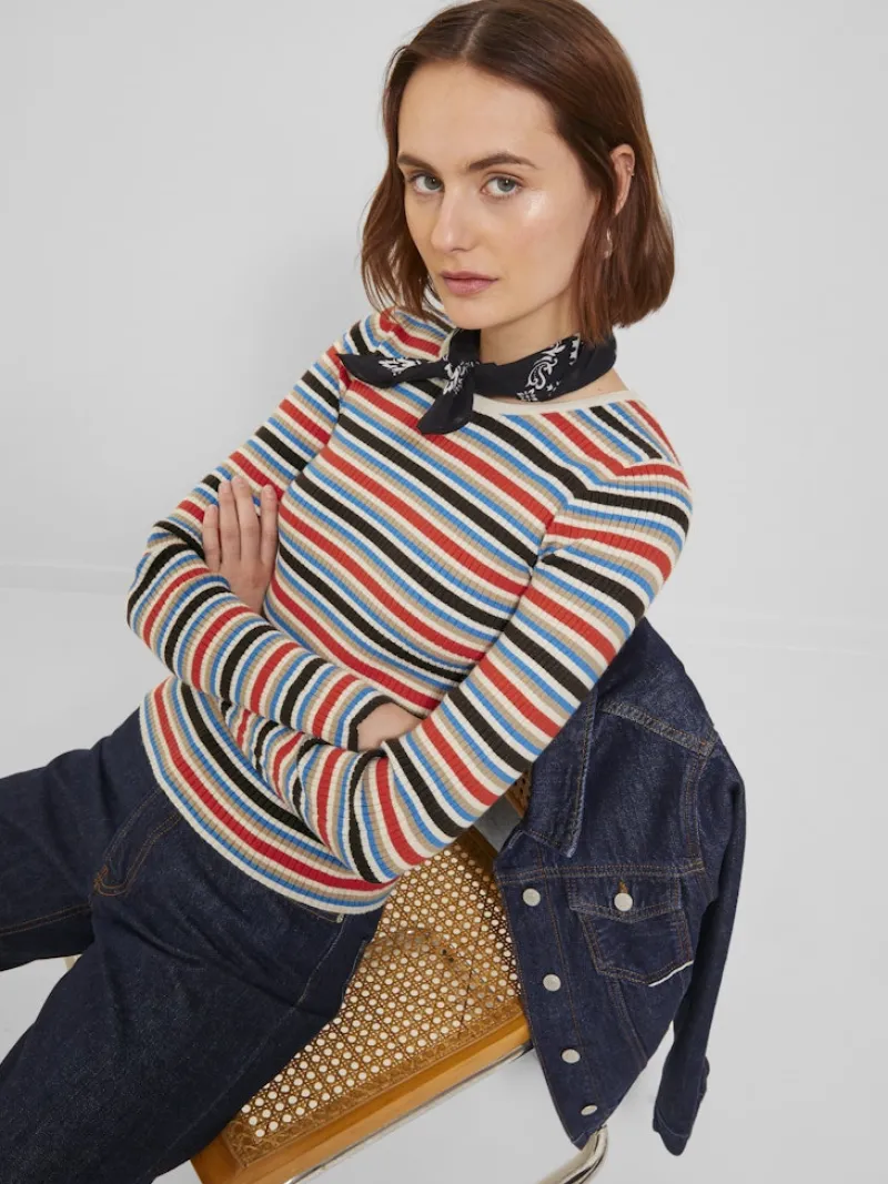 JJXX Pullover & Sweatshirts*JXSAVANNAH CREW NECK KNIT poinciana