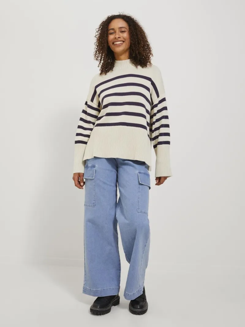 JJXX Pullover & Sweatshirts*JXSIA HIGH NECK KNIT bone white