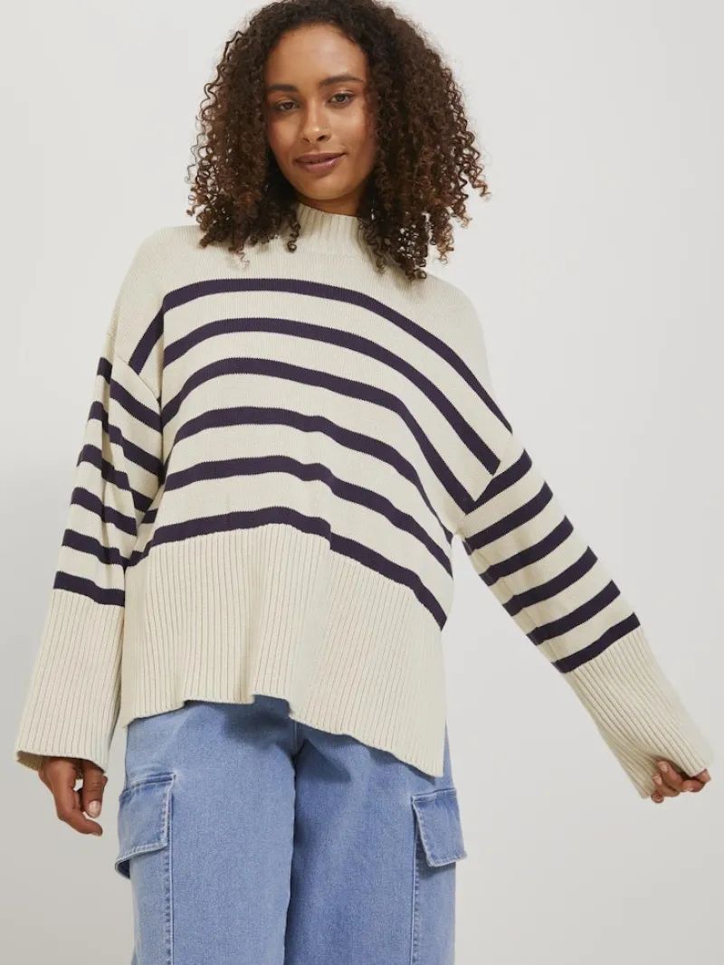 JJXX Pullover & Sweatshirts*JXSIA HIGH NECK KNIT bone white
