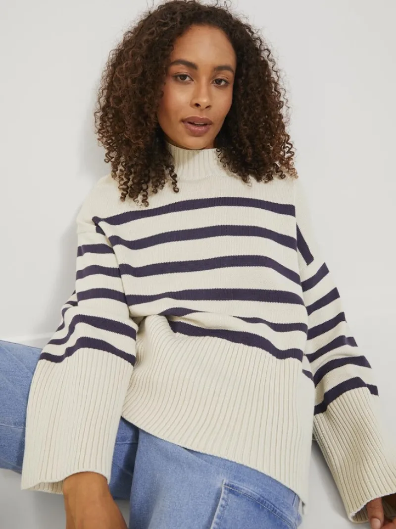 JJXX Pullover & Sweatshirts*JXSIA HIGH NECK KNIT bone white