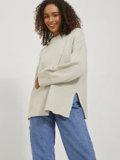 JJXX Pullover & Sweatshirts*JXSIANA TWIST HIGH NECK KNIT NOOS bone white