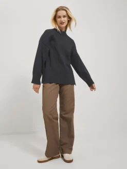 JJXX Pullover & Sweatshirts*JXSIANA TWIST HIGH NECK KNIT NOOS Black