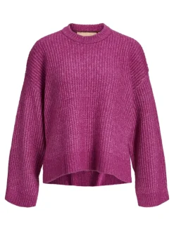 JJXX Pullover & Sweatshirts*JXSIGGA DIVERSE CREW NECK KNIT SN fuchsia red