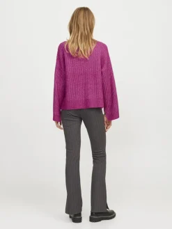 JJXX Pullover & Sweatshirts*JXSIGGA DIVERSE CREW NECK KNIT SN fuchsia red