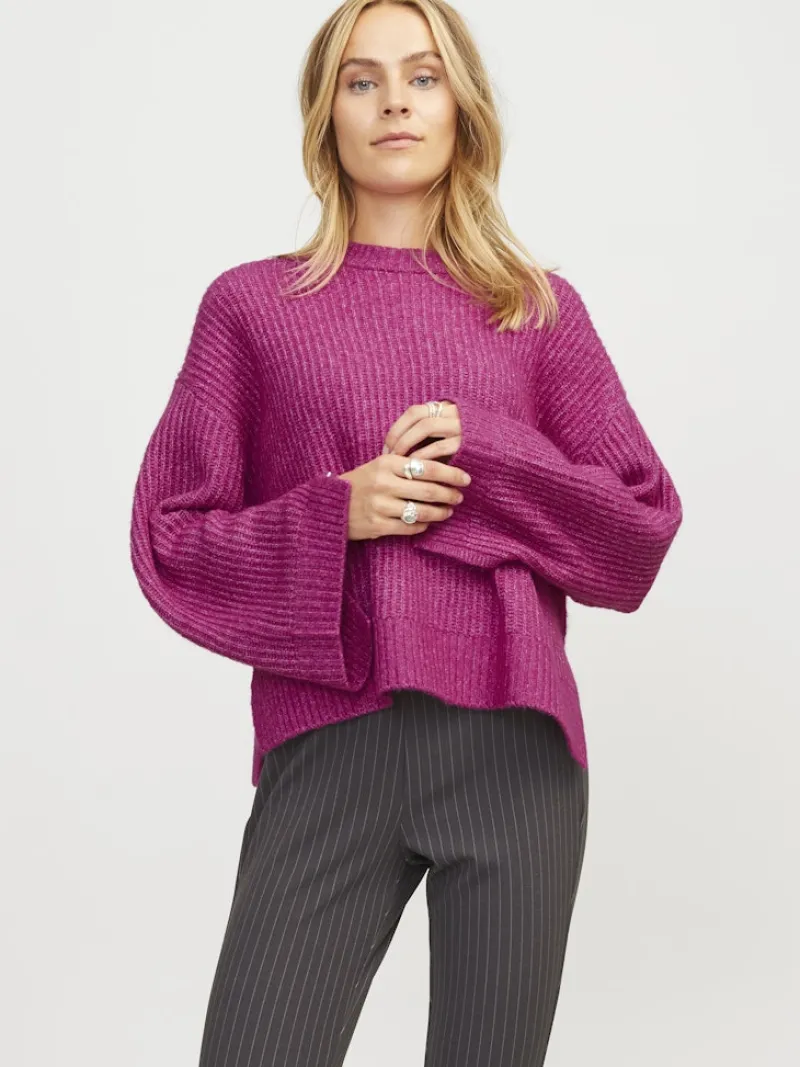 JJXX Pullover & Sweatshirts*JXSIGGA DIVERSE CREW NECK KNIT SN fuchsia red