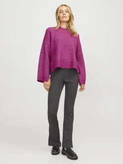 JJXX Pullover & Sweatshirts*JXSIGGA DIVERSE CREW NECK KNIT SN fuchsia red
