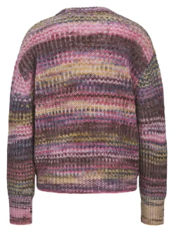 JJXX Pullover & Sweatshirts*JXSIMONE SPACE DYE CREW NECK KNIT SN cabernet