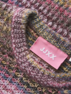 JJXX Pullover & Sweatshirts*JXSIMONE SPACE DYE CREW NECK KNIT SN cabernet