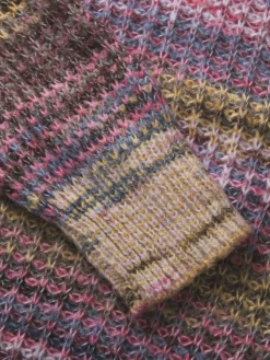 JJXX Pullover & Sweatshirts*JXSIMONE SPACE DYE CREW NECK KNIT SN cabernet