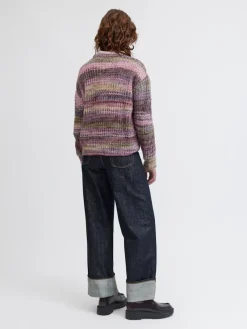 JJXX Pullover & Sweatshirts*JXSIMONE SPACE DYE CREW NECK KNIT SN cabernet