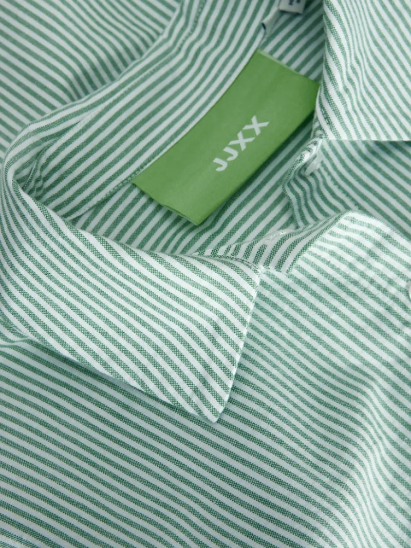 JJXX Blusen*JXSIVA OXFORD LS SHIRT WVN Grayed Jade