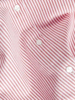 JJXX Blusen*JXSIVA OXFORD LS SHIRT WVN Fiery Red