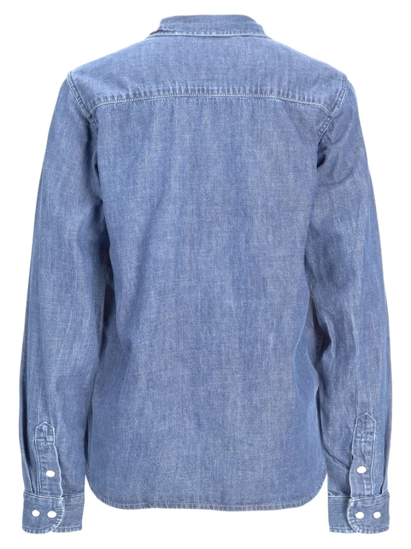 JJXX Blusen*JXSOPHI LS DENIM SHIRT NOOS Medium Blue Denim