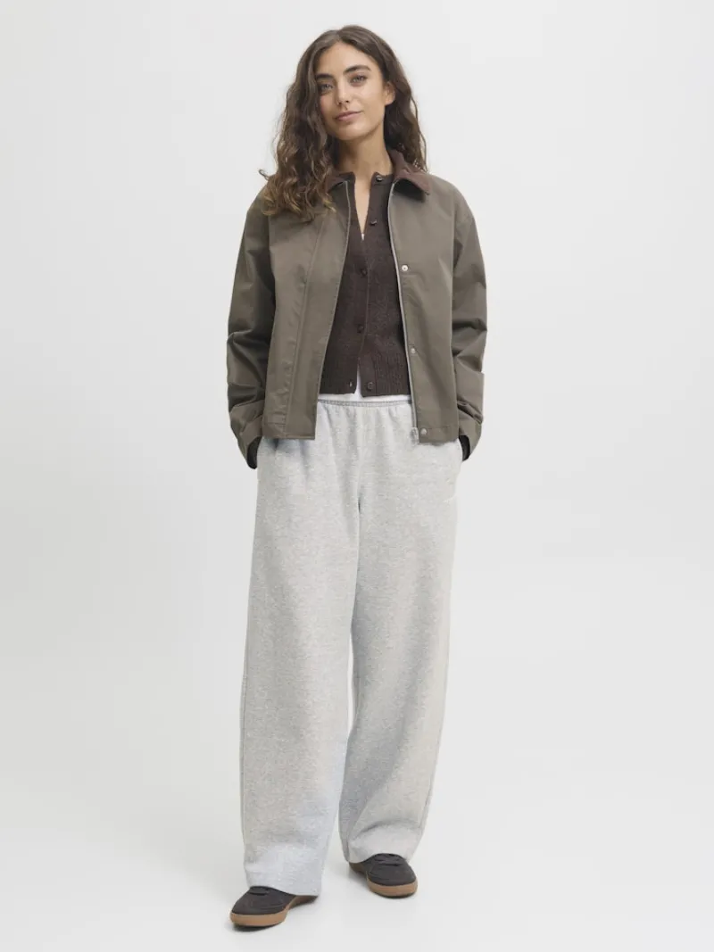 JJXX Hosen*JXSTUDIO VESTERBRO HW PANT SWT NOOS Light Grey Melange