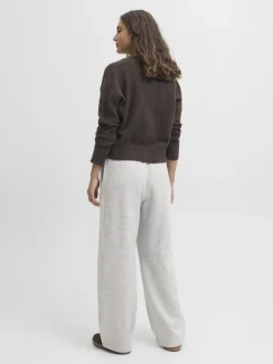 JJXX Hosen*JXSTUDIO VESTERBRO HW PANT SWT NOOS Light Grey Melange