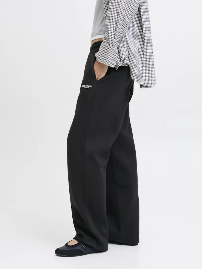 JJXX Hosen*JXSTUDIO VESTERBRO HW PANT SWT NOOS Black