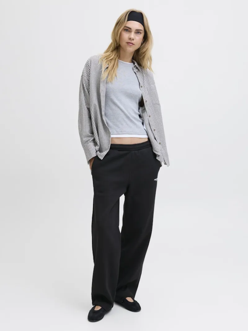 JJXX Hosen*JXSTUDIO VESTERBRO HW PANT SWT NOOS Black