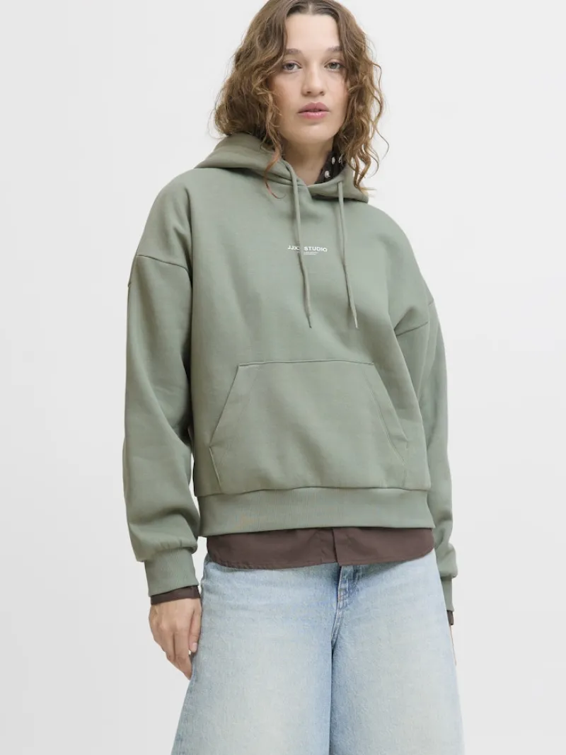 JJXX Pullover & Sweatshirts*JXSTUDIO VESTERBRO LS RLX HOOD SWT NOOS sea spray