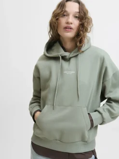 JJXX Pullover & Sweatshirts*JXSTUDIO VESTERBRO LS RLX HOOD SWT NOOS sea spray