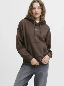 JJXX Pullover & Sweatshirts*JXSTUDIO VESTERBRO LS RLX HOOD SWT NOOS bracken