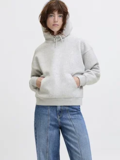 JJXX Pullover & Sweatshirts*JXSTUDIO VESTERBRO LS RLX HOOD SWT NOOS Light Grey Melange