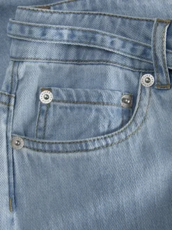 JJXX Hosen*JXSURA WIDE MW JEANS DNM Light Blue Denim
