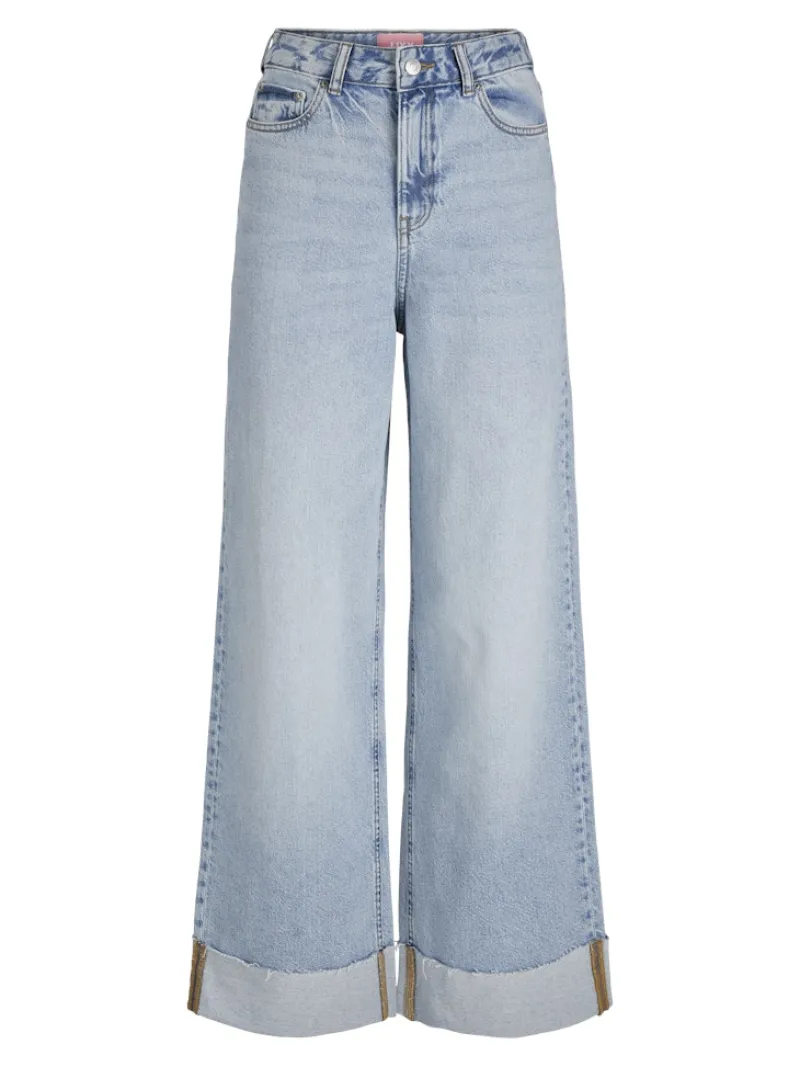 JJXX Jeans*JXTOKYO WIDE FOLD UP HW R6169 DNM LN Light Blue Denim