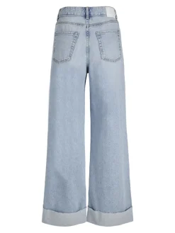 JJXX Jeans*JXTOKYO WIDE FOLD UP HW R6169 DNM LN Light Blue Denim