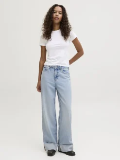 JJXX Jeans*JXTOKYO WIDE FOLD UP HW R6169 DNM LN Light Blue Denim