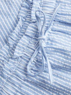 JJXX Shorts*JXWINDY SEERSUCKER HW SHORTS WVN SN Little Boy Blue