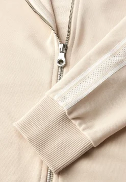 Street One Pullover & Sweatshirts*Kapuzenjacke mit Dekotape tusk cream