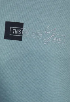 Street One Pullover & Sweatshirts*Kapuzenjacke mit Print milky jade blue