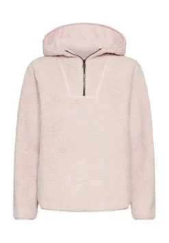 Camel Active Pullover & Sweatshirts*Kapuzenpullover aus Teddyfleece mauve pink