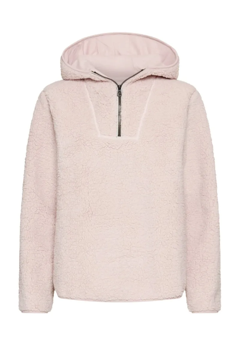Camel Active Pullover & Sweatshirts*Kapuzenpullover aus Teddyfleece mauve pink