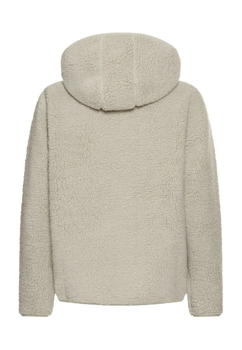 Camel Active Pullover & Sweatshirts*Kapuzenpullover aus Teddyfleece eukalyptus