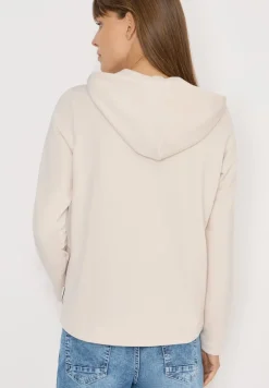 Cecil Shirts*Kapuzenshirt mit Stickerei light greige