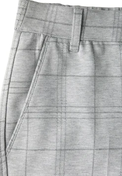 Street One Hosen*Karierte Chino heather grey mel.