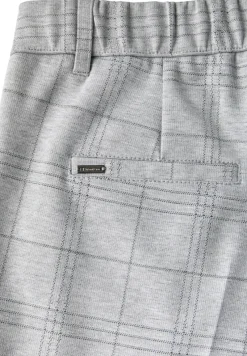 Street One Hosen*Karierte Chino heather grey mel.