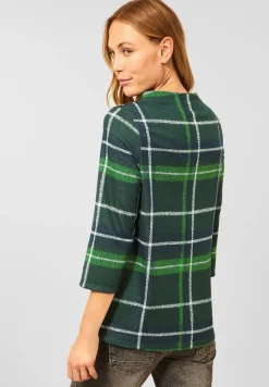 Cecil Shirts*Kariertes Jacquardshirt ponderosa pine green