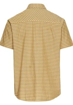 Camel Active Hemden|Big Boys*Kariertes Kurzarmhemd aus Baumwolle sunflower